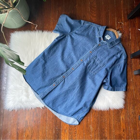 Short Sleeve Button Up Shirt Slim Fit Size XXL - Picture 4 of 7